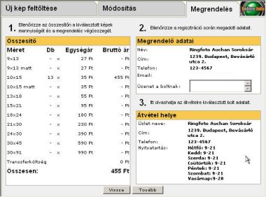 Megrendels lezrsa